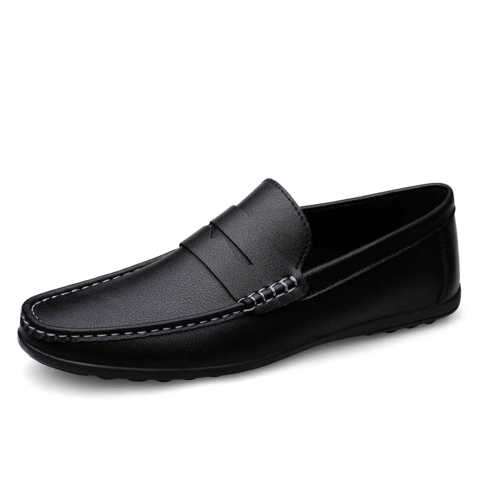 CMM Bean Shoes Mens Summer New Driving Flat Bottomed Casual Mens Shoes Trendy and Fashion Outdoor Lazy Loafers