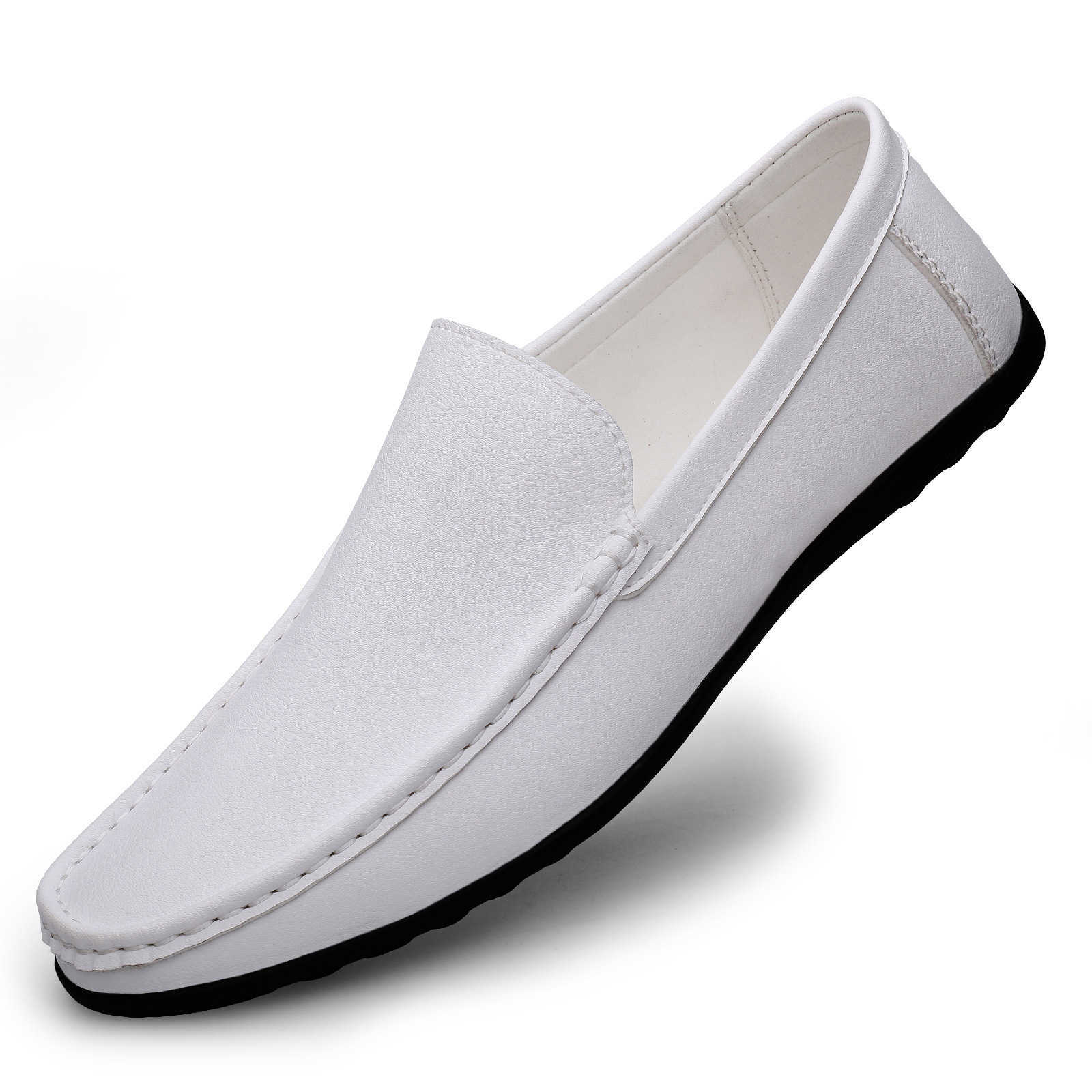 CMM Bean Shoes Mens Summer Mens Casual Lazy Shoes Low Top Soft Sole White Trendy Mens Shoes