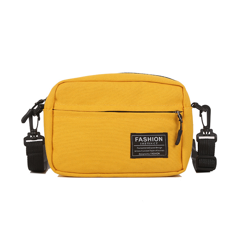 Shoulder Bag for Women Handbag Rectangle CrossBorder Canvas Leisure Fashion Bag Ladies Embroidered Han Female Pocket Purse