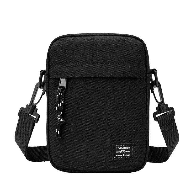 Simple Mini Crossbody Handbags Bag Mens Nylon Shoulder Side for Men Messenger Phone Sling Husband Chest Pack Wallet 241106