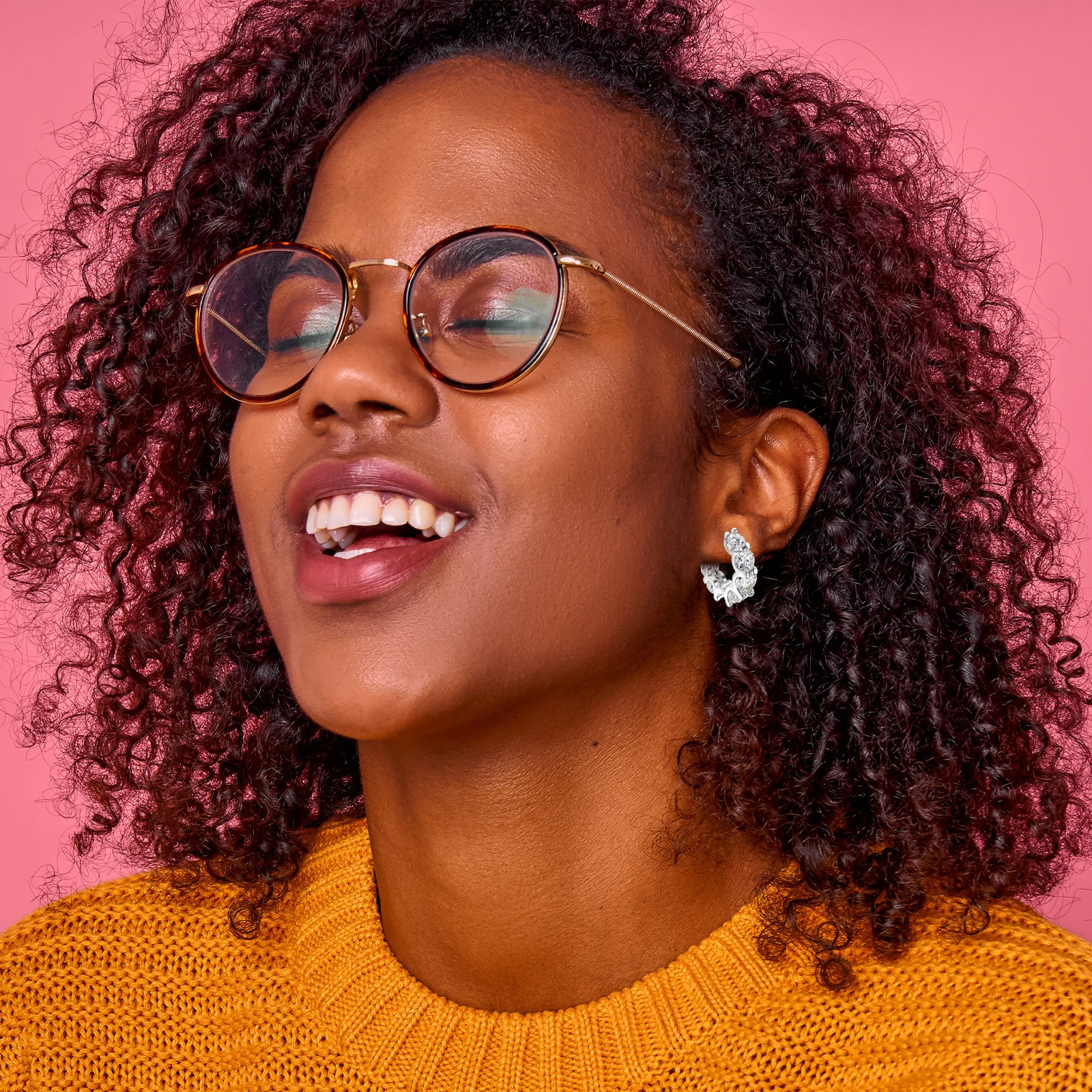 High quality jewelry Mo silica earrings 925 sterling silver womens earrings 241106