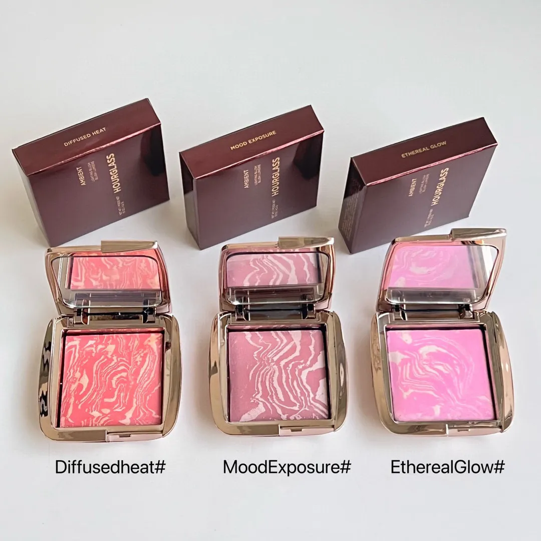 designer Eyes Blush With mirror 4.2g Luminous Matte Cheeks Foundation Makeup Bronzer Blusher Pressed Powder High Quality Girl Face Beauty Tools