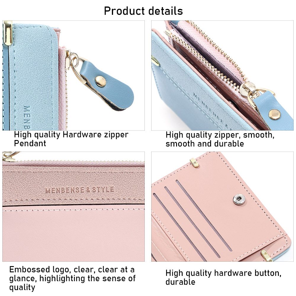 Fashion Women Coin Purse Mini Clutch Short Wallet Card Holder Female Hasp Mini Clutch For Girl Coin Purse Small Wallet