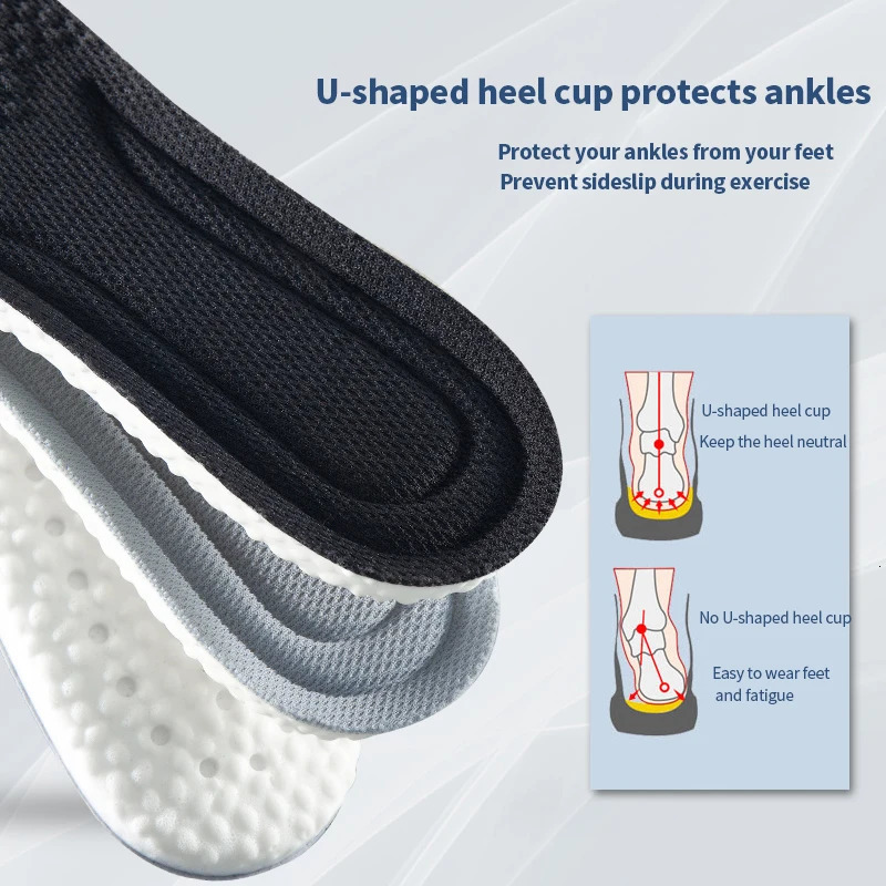 Sports shoe sole pad sports running shock-absorbing breathable deodorant PU soft cushion 241106