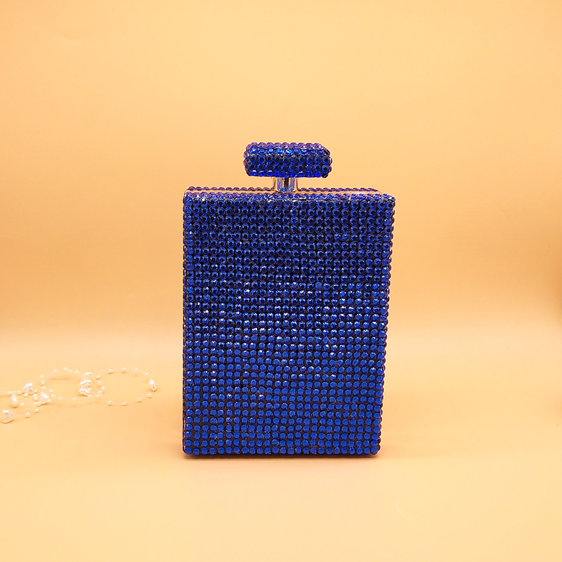 Fashion Crystal handbags women evening bags Chain Shoulder bags Rhinestone party purse Day Clutches