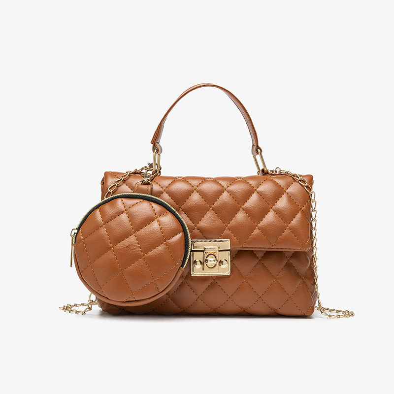 Ladies Hand Bling Dias - Small Square Women's Casual Bag With Chain Handle New Free Delivery Designer Bag
