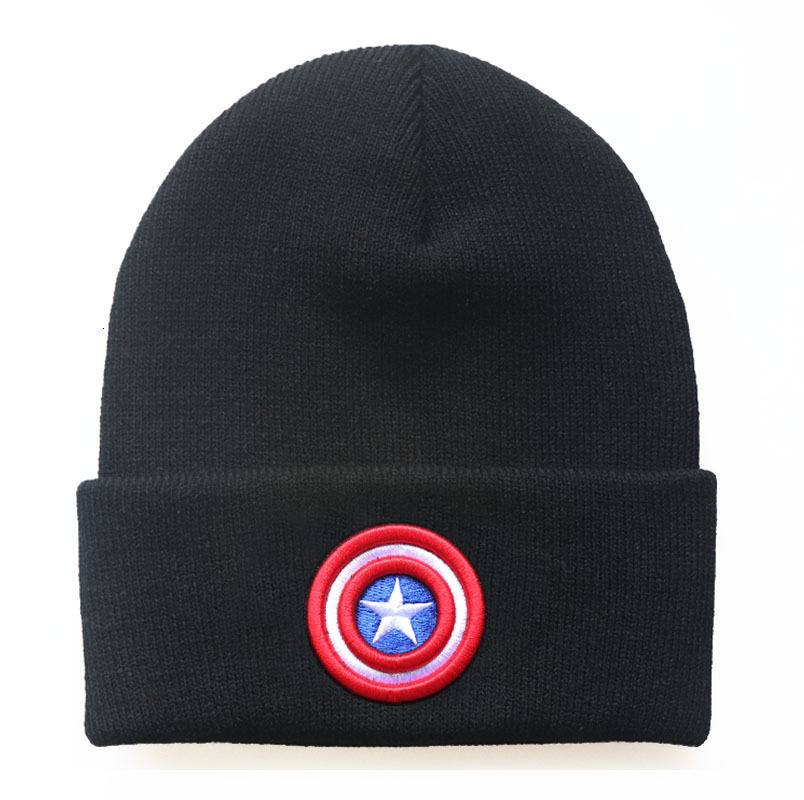 High quality design, men and women Cartoon Anime Embroidered Knitted Warm Cold Hat