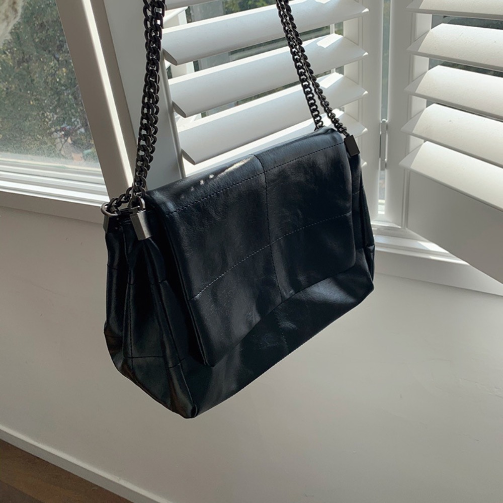 Fashion Women's Bags Niche Chain Crossbody Bag Ladies Shoulder Large Capacity Handbag Cross Square PU