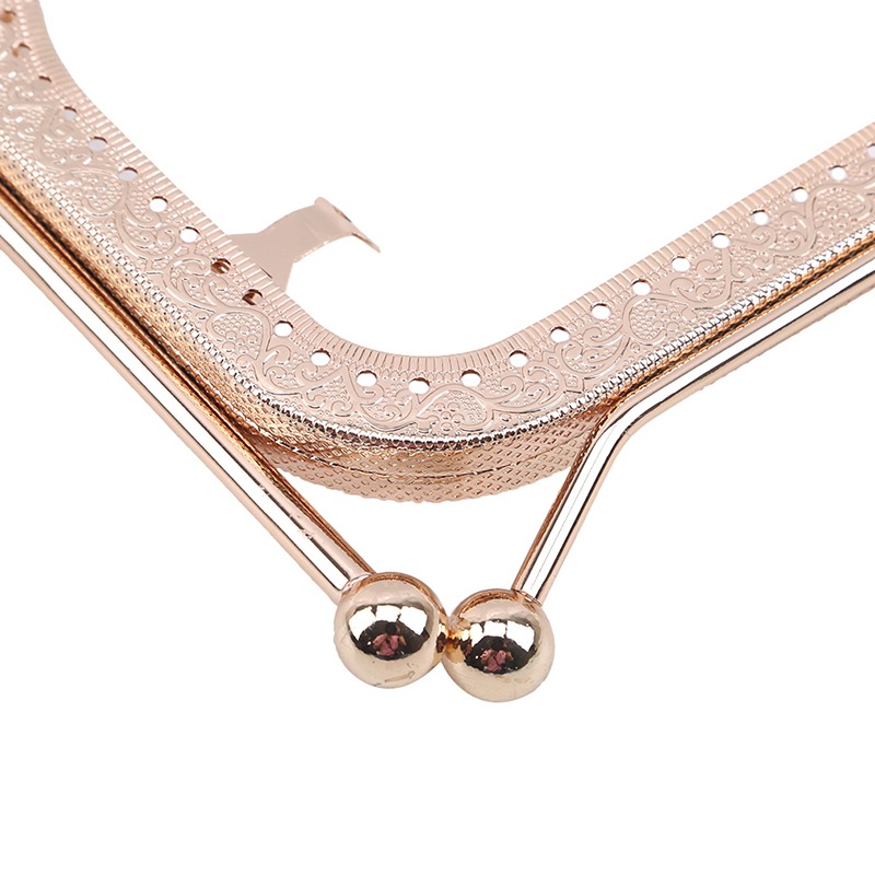 Coin Purse Clasp Lock Lips Shape Metal Frame For Purse Handle Clutch Bag Handbag Accessories Making Metal Clasp Bags Hardware