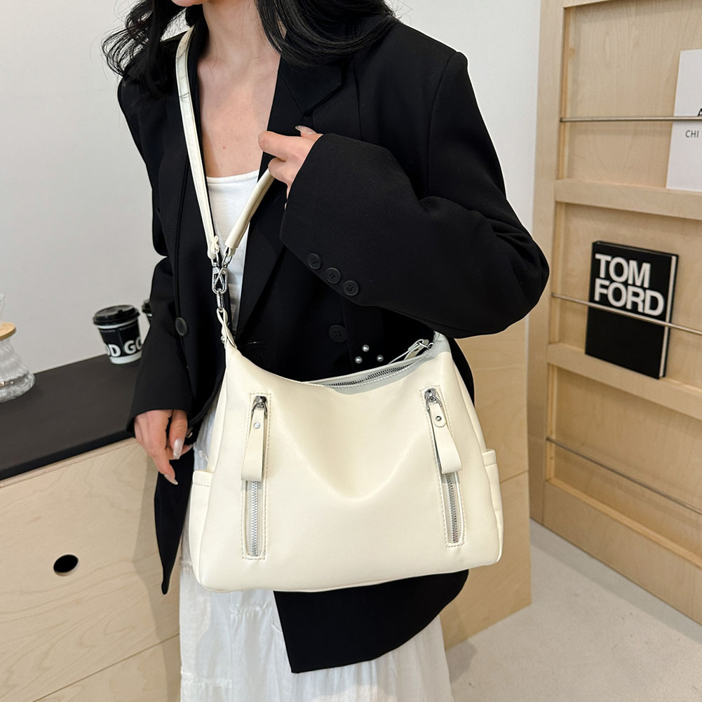Y2k Punk Crossbody Bags For Women 2024 Vintage Fashion Trend Large Leather Design Pillow Shoulder Handbags Female Daily Tote Bag