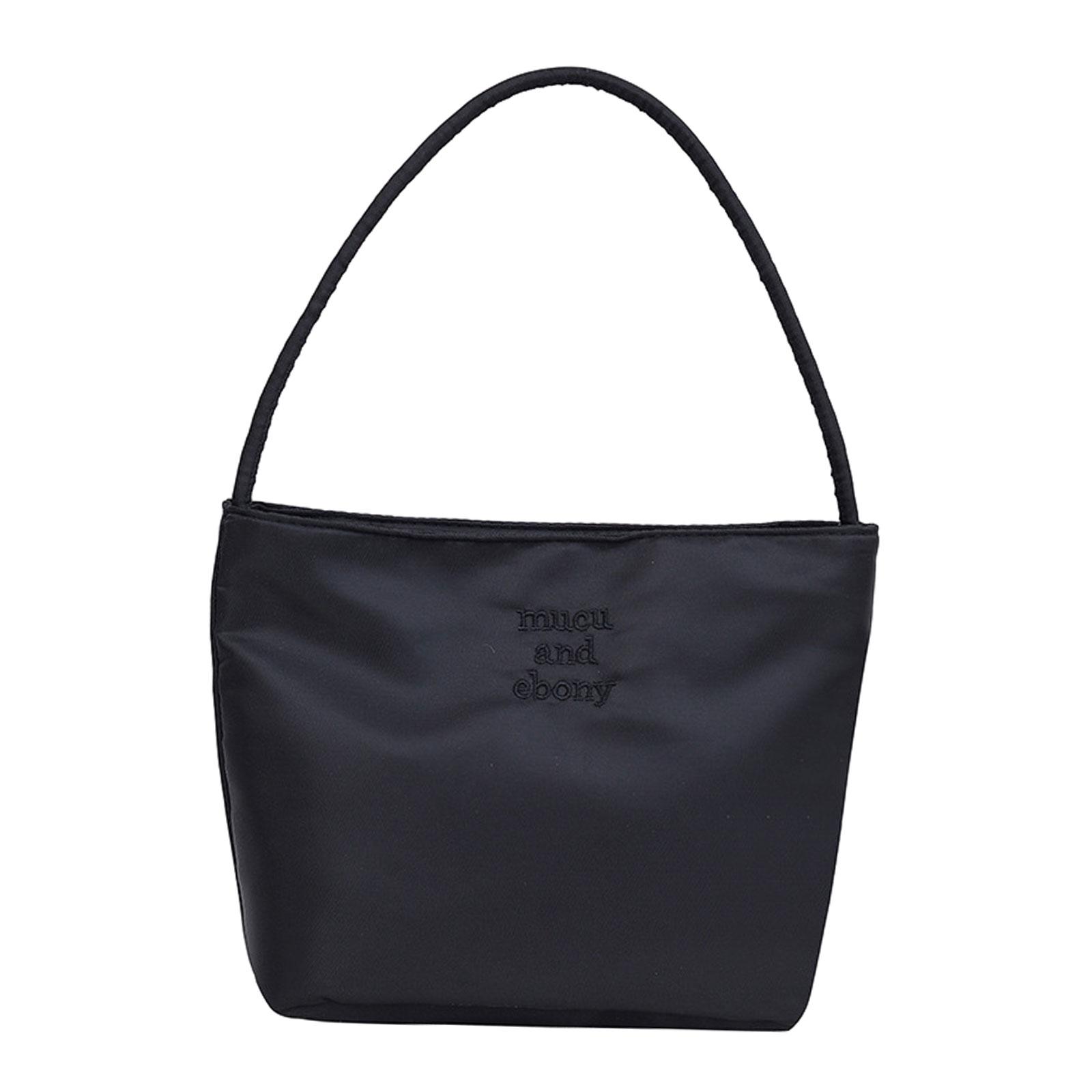 Women Nylon Shoulder Bag Chic Female Underarm Bag Top Handle Handbag for Summer Spring Birthday Outdoor Travel Vacation Beige Ḁ