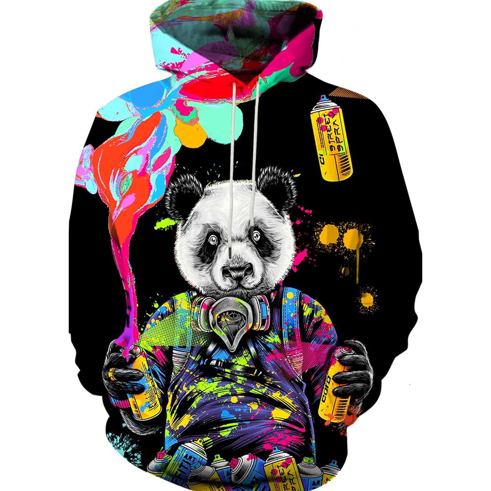 Hoodie for Mens Unisex Adults 3D Printed Fashion Hoodies for Men Women Pullover Novelty Sweatshirts with Big Pockets Graphic Trendy teddy bear pattern