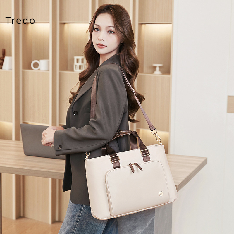 Simple Fashion Ladies Computer Bag Commuter 15 inch 16 inch Handheld Laptop Bag Lightweight Shoulder Crossbody Briefcase mochila