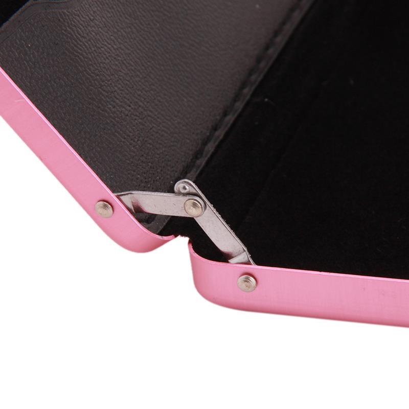 1PC New Aluminum Storage Box Business ID Credit Card Holder Mini Suitcase Bank Card Box Holder Jewelry Case Organizer Rectangle