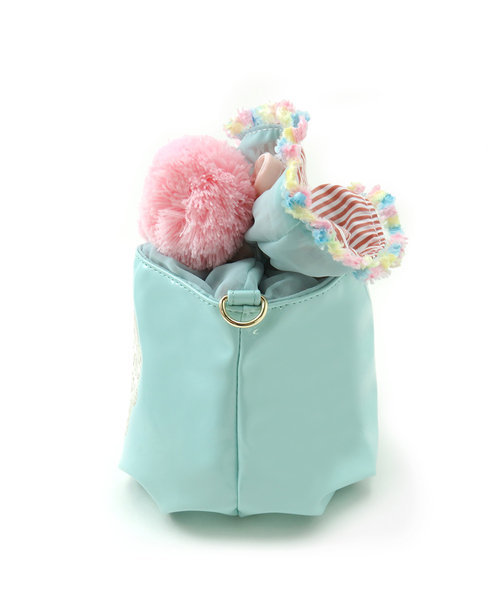 Candy Bag Hair Ball New Cosplay Bucket Diagonal HandBag Shoulder Bag Women Photography Props