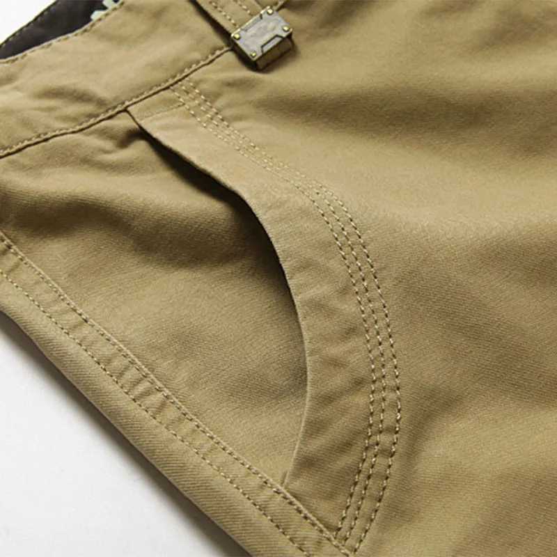 Thicken Cargo Pants Men Casual Cotton Baggy Multiple Pockets Trousers Male Commuter Combat Wear-resistant Military Mens Pants LX241107