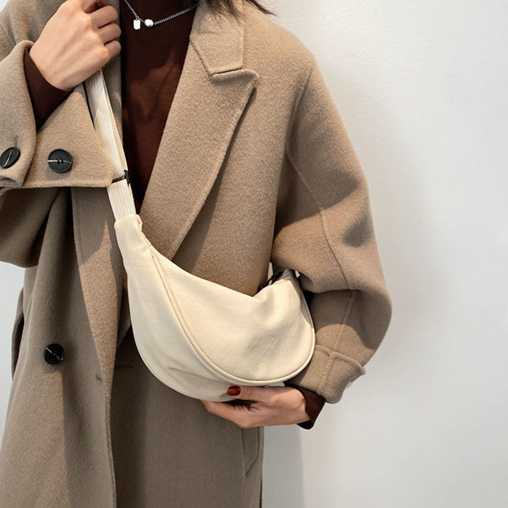 Fashion Nylon Crossbody Bag for Women Trendy Casual Hobos Underarm Bag Girls Shoulder Bags Portable Handbag