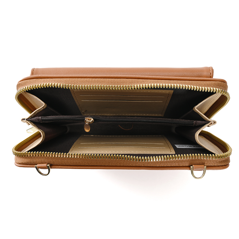 Ladies Crossbody Shoulder Mobile Wallet Women's Phone Bag Messenger Bags Small PU Leather Purse Card Holder For Female