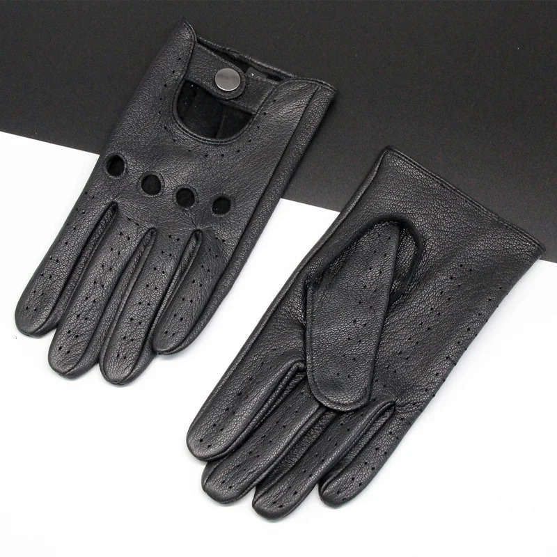 Free delivery motorcycle gloves mens leather sheepskin gloves protective gloves for driving and riding vintage bicycles 241106