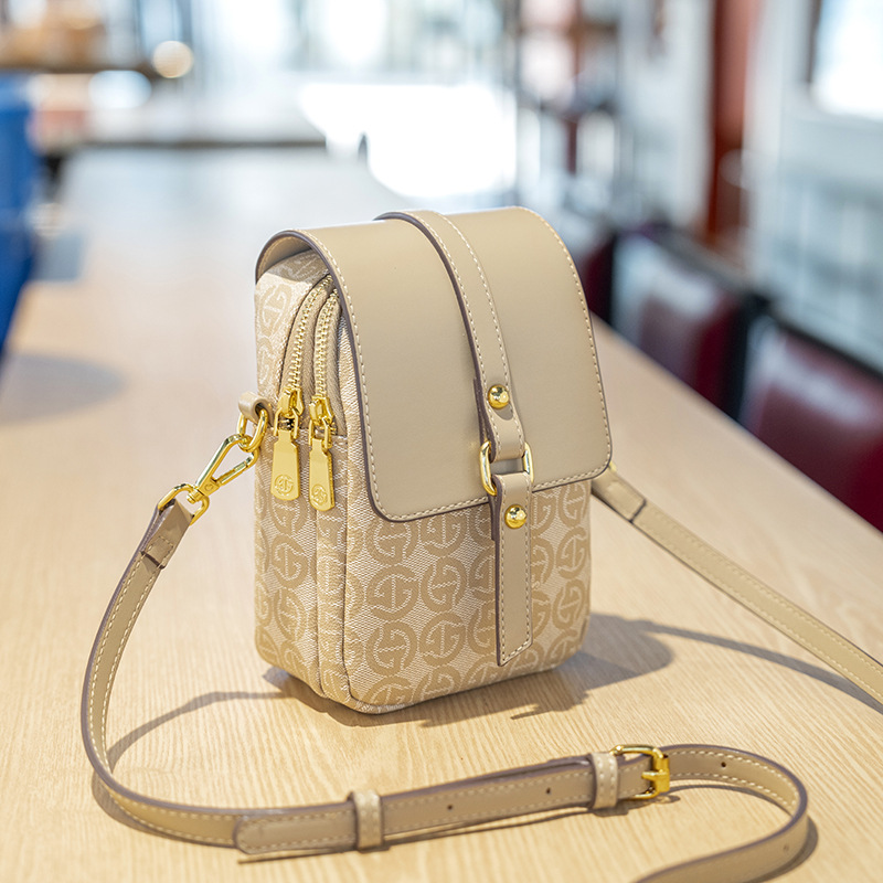 2025S Fashion Designer Women Crossbody Bag Ladies PU Leather Travel Mobile Phone Pouch Casual Mini Shoulder Bags