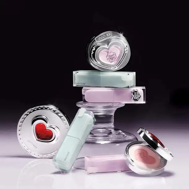 Joocyee JOOCYEE X Chupa Chups Spicy Sweetheart powder blusher 4g Powder powder blusher Matte Bright Sweetheart and Brightness 241107