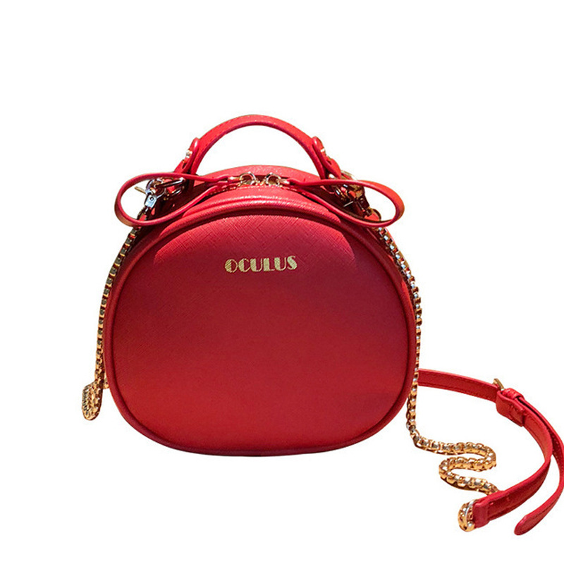 2021 new online celebrity Korean version of portable diagonal women's women fashion shoulder small round bag bags