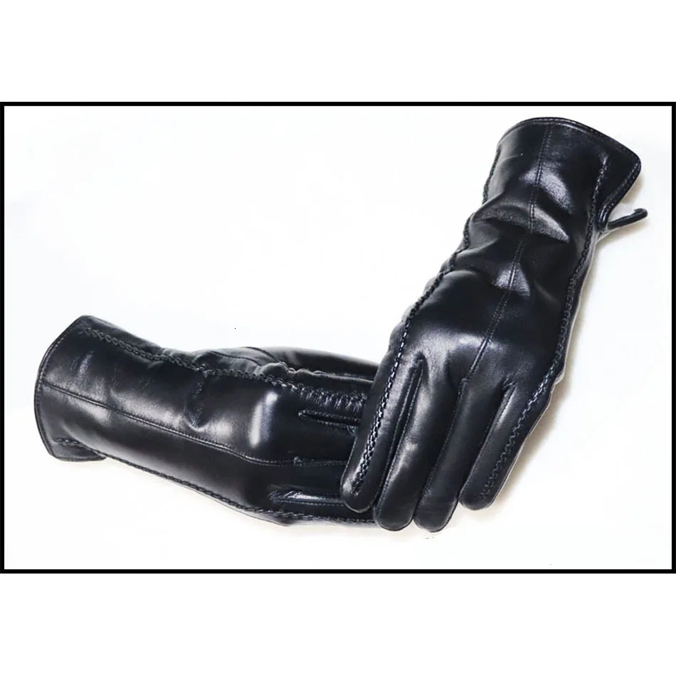 Leather fur sheepskin gloves womens sheepskin wool gloves thick warm leather wool gloves winter touch screen windproof 241106