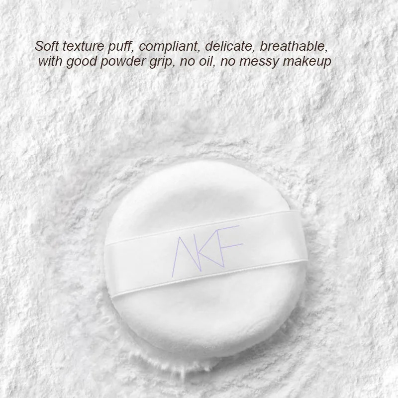 AKF loose powder matte finish powder waterproof anti sweat long oil control soft gloss concealer cosmetics 241107