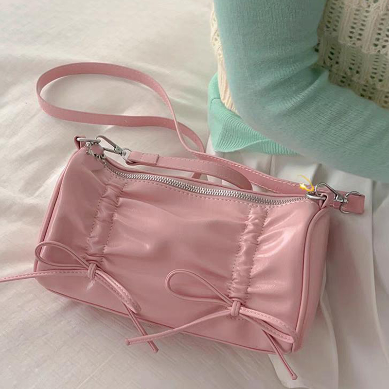 Fashionable And Casual Bow Shoulder Bag New Versatile Armpit Pillow Bag