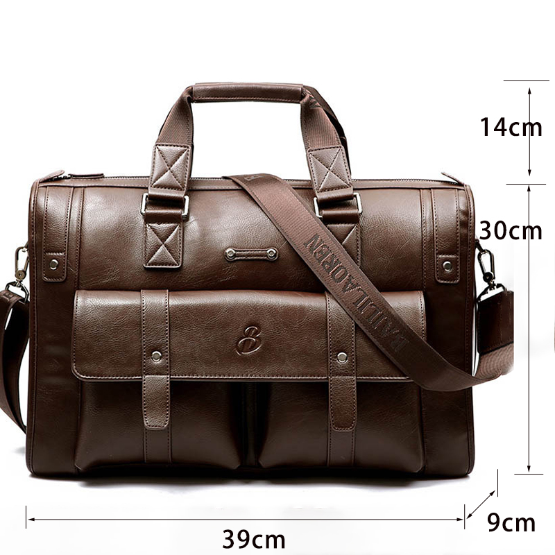 Men Briefcase Bag High Quality Business PU Leather Shoulder Messenger Bags Office Handbag Laptop bag