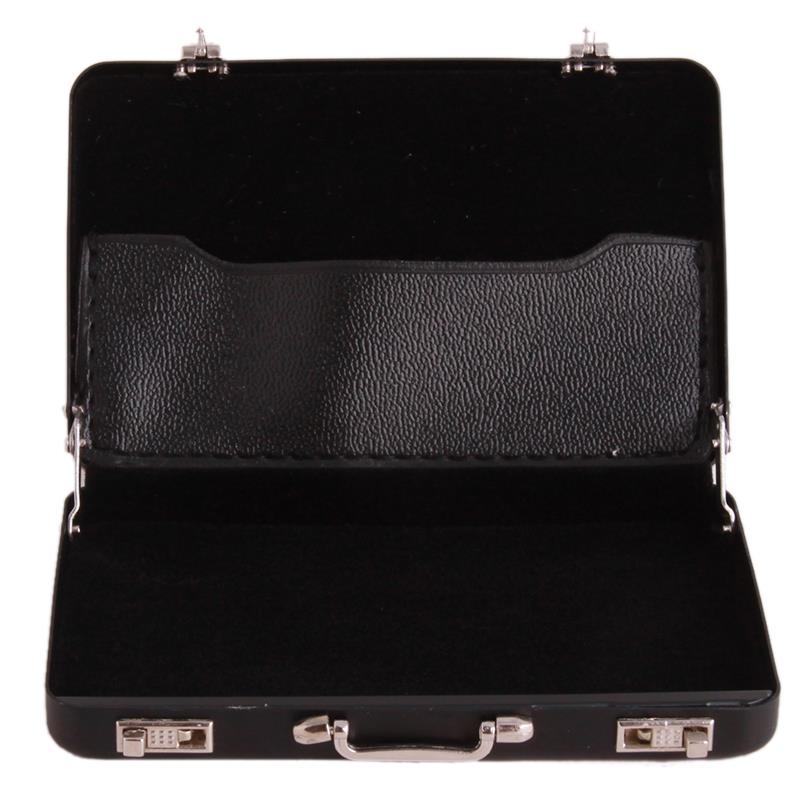 1PC New Aluminum Storage Box Business ID Credit Card Holder Mini Suitcase Bank Card Box Holder Jewelry Case Organizer Rectangle