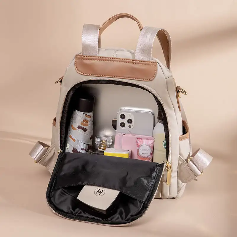 Korean Style Anti Theft Oxford Backpack Casual Fashion Girl's School Bag Multi-purpose Commuter Travel Bagpack Sling Bag Gift