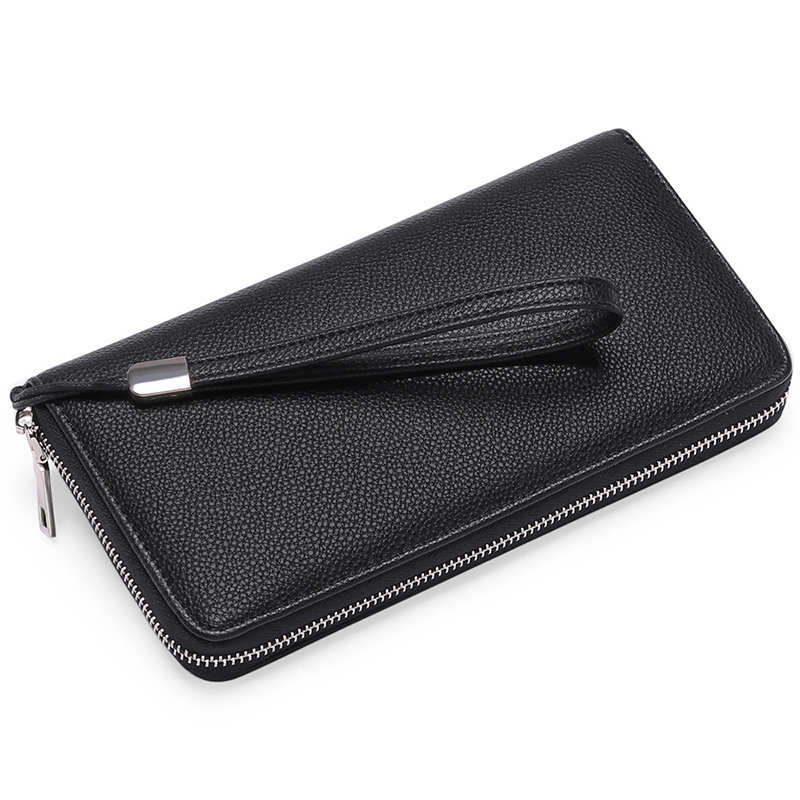 New Color Women's Long Wallet for Men Ladies RFID Blocking Clutch Organizer Zipper Leather Business ID Credit Card Holder Purses