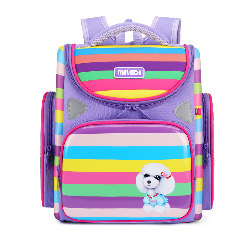 Cartoon Unicorn Girls School Bags Kids Space Backpack for girls Folding Orthopedic Primary School Backpack Rucksack