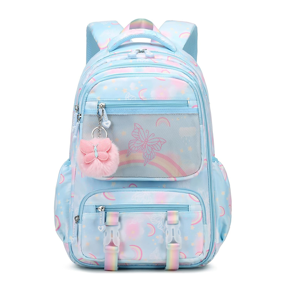 Butterfly Girls Backpack For School Children Kids Backpack for Girls School Backpack Waterproof Bookbag for Elementary School