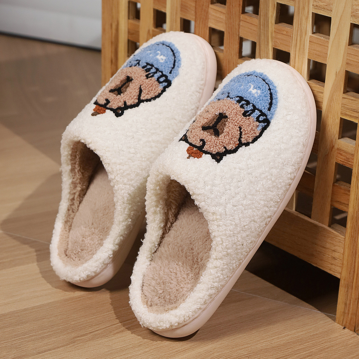 Cute Capibala Cartoon Cotton Slippers Free Shipping.