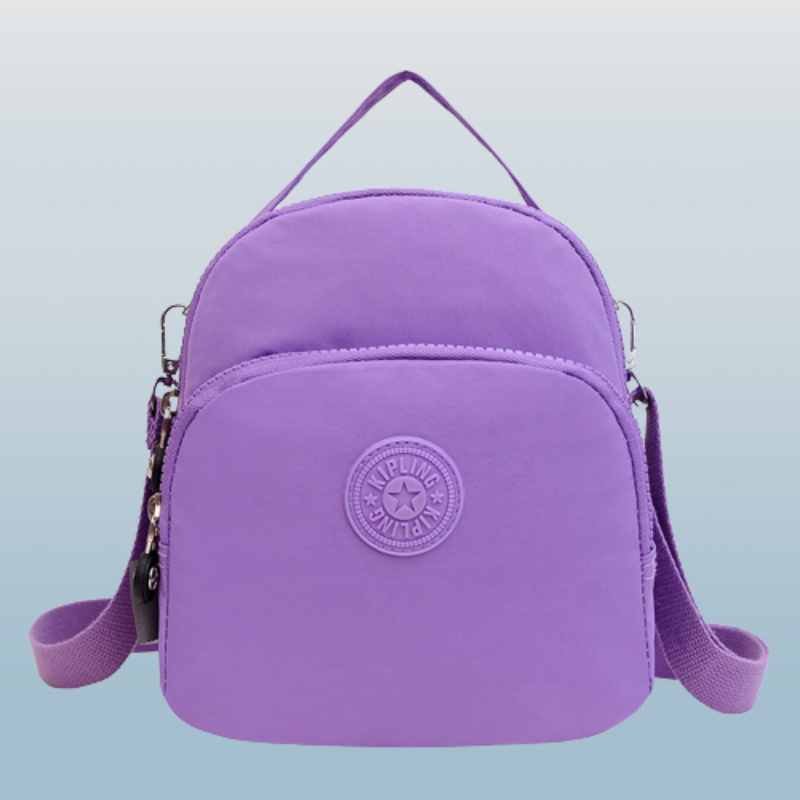 New Crossbody Women's Bag Japan and South Korea Casual Solid Color Small Square Bag Waterproof Nylon Fabric Printed One Shoulder
