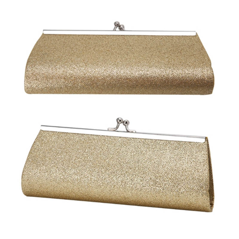 DCOS-Women Glitter Clutch Purse Evening Party Wedding Banquet Handbag Shoulder Bag