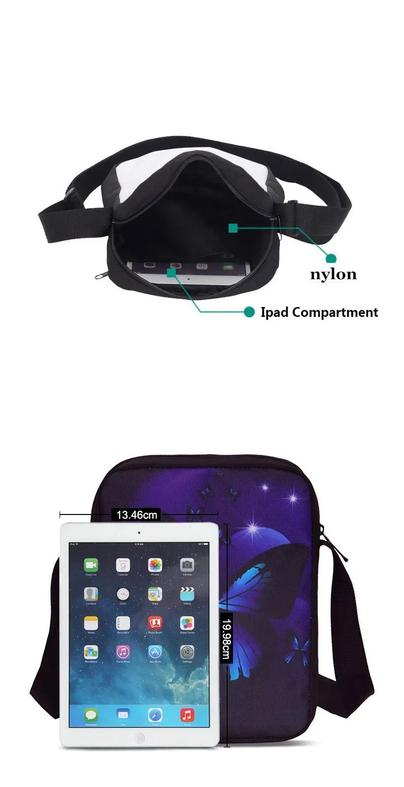 ZOONOMALY Shoulder Bags for Child Cartoon School Bags for Boys Girls ,Anime School Crossbody Bags , Child Messenger Satchel