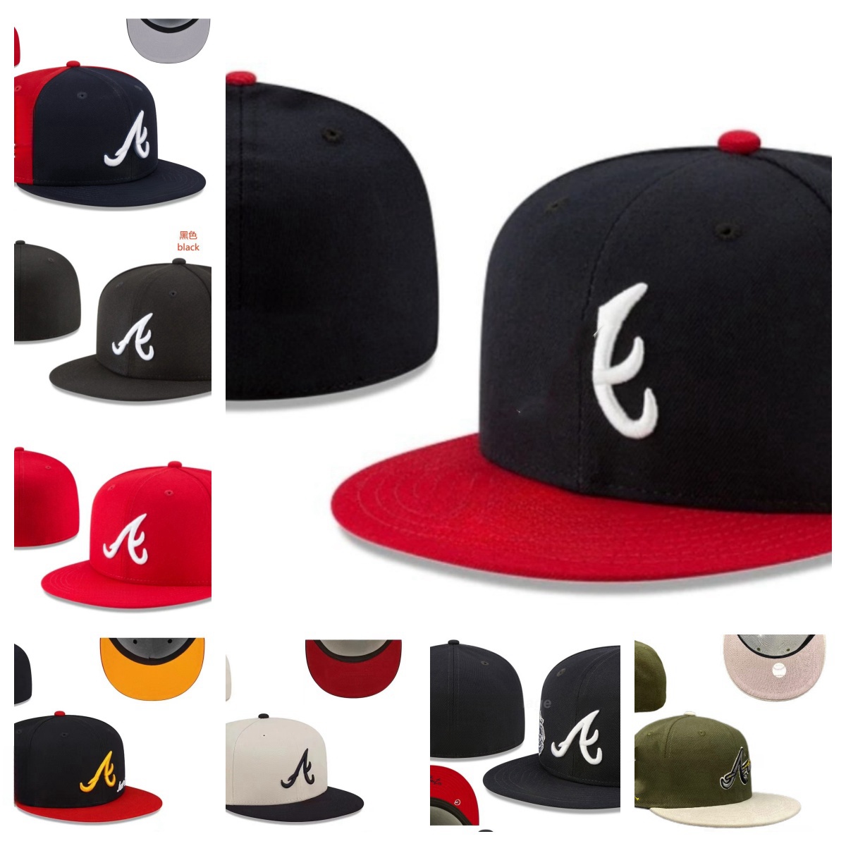 new designer size classic fitted letter hats baseball hats adult baseball team mens and womens fully closed fitted size u1