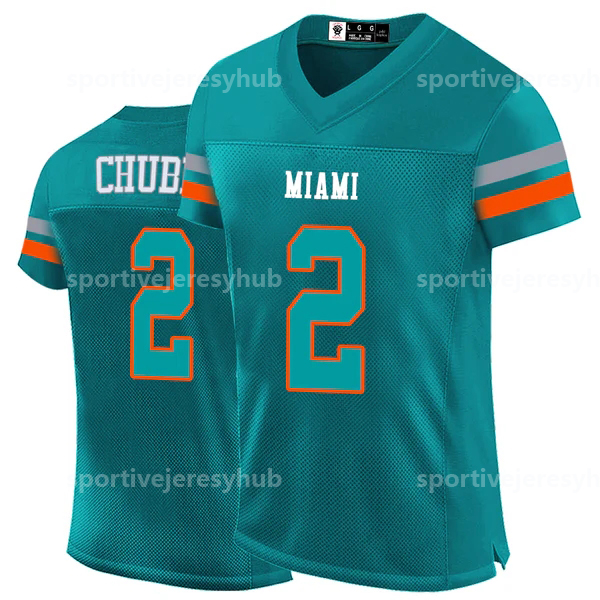 Shxinet Mens/Youth Football Jersey Tagovailoa Chubb 1 Sanders Hill Phillips Bailey Waddle Holland Mostert Brandon Green Stitched Any Name Number Jerse