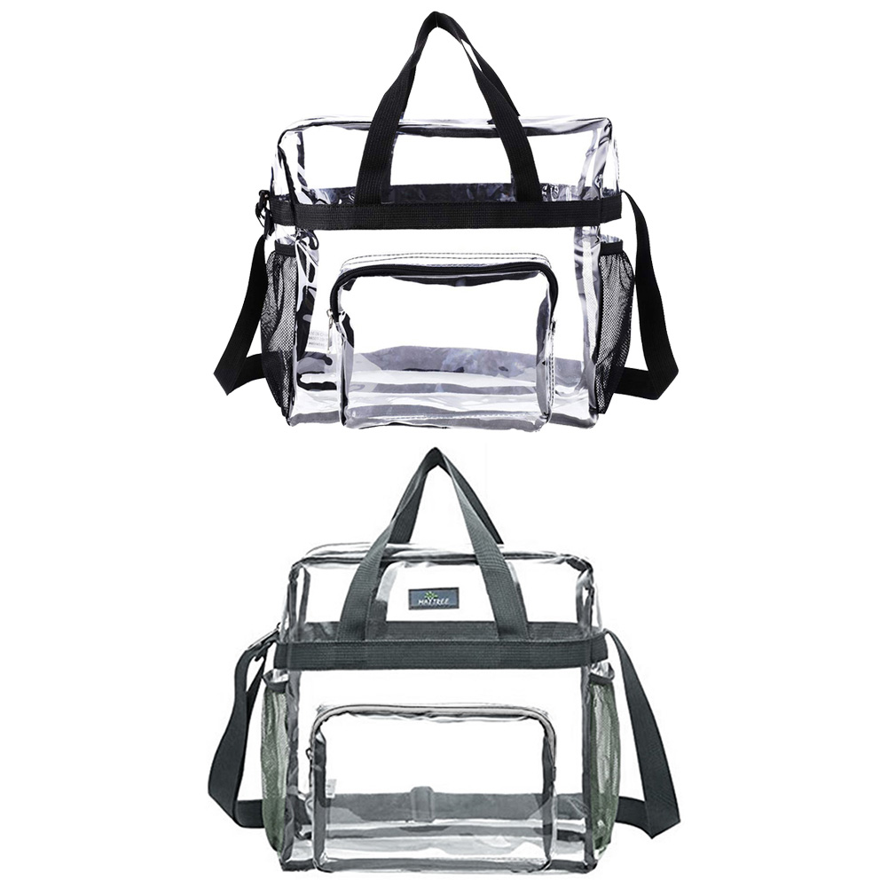 PVC Women's Bags Cosmetic bag Portable Large Capacity waterproof travel Wash bag Transparent Shoulder Bag Storage Pouch Cosmetic