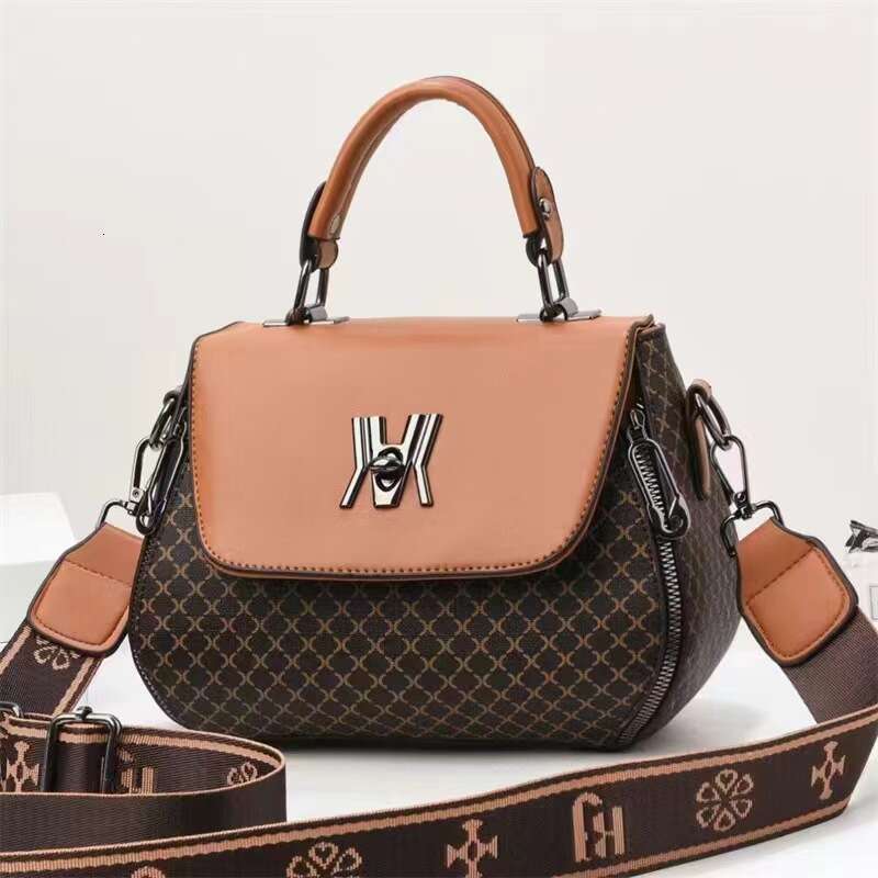 2024 Fashion Trend Large Capacity X-Pattern Casual Versatile Women's Handheld Single Shoulder Crossbody Bag