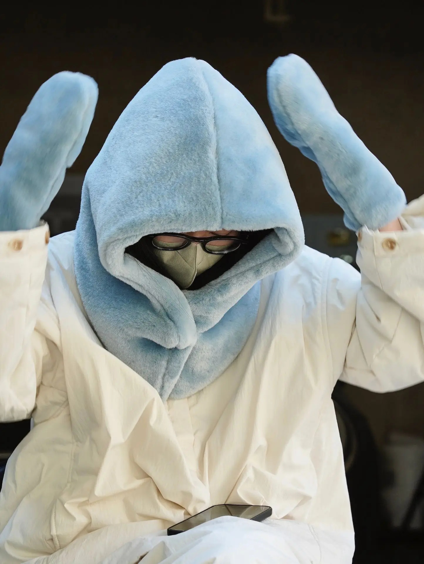 Winter womens casual solid color pleated hat 241107