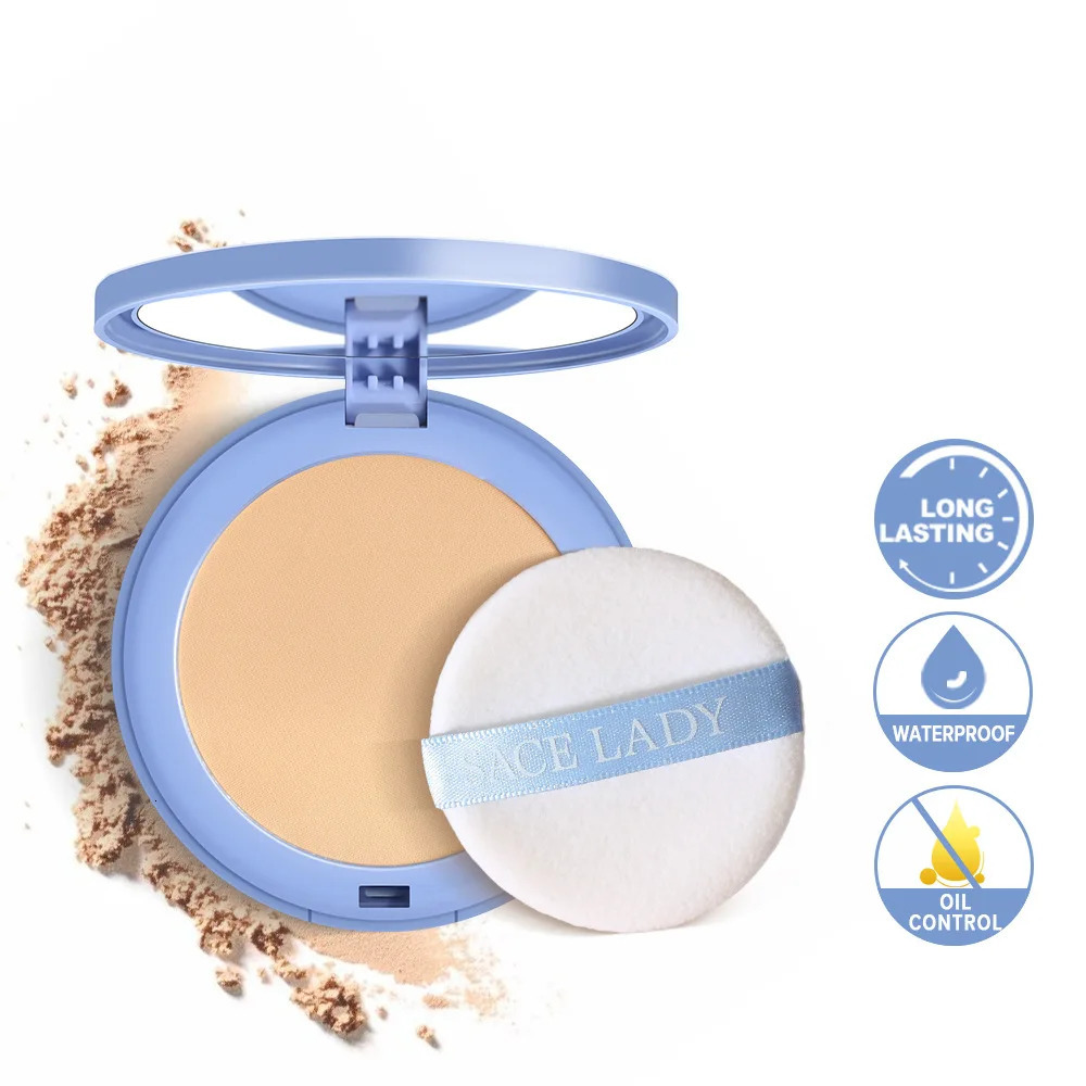 SACE womens oil control pressing powder matte concealer bright waterproof powder durable Korean cosmetics 241107