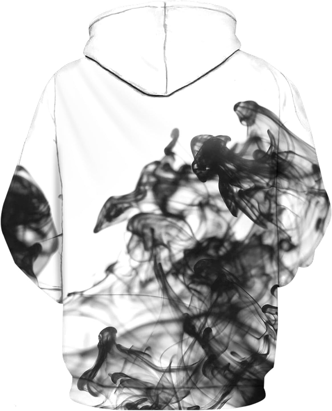 Hoodie for Mens Womens 3D Print Hoodies-Unisex Novelty Hoodie Sweatshirt Xmas Teen Boys Girls Gifts Black White Galaxy