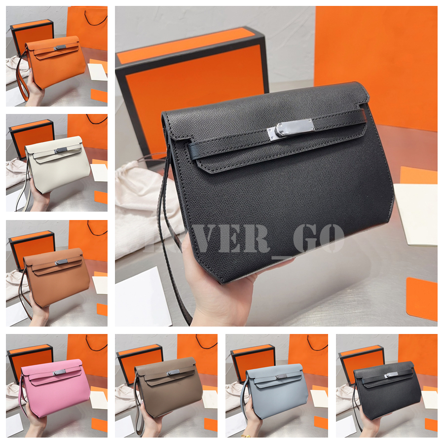 With box Designer Bag wallet high quality Shoulder Bag Classic Clutch bag Luxurys Handbag Purse Pochette Crossbody Fashion Womens Mens Sling Clutch Bags key wallet