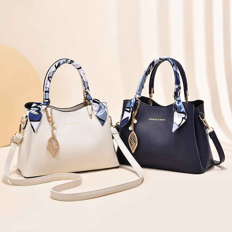 2023 Fashion Silk Scarf Women's Handbag Large Capacity Women Shoulder Bag Messenger Bucket Bags Sac A Main Femme bolso mujer