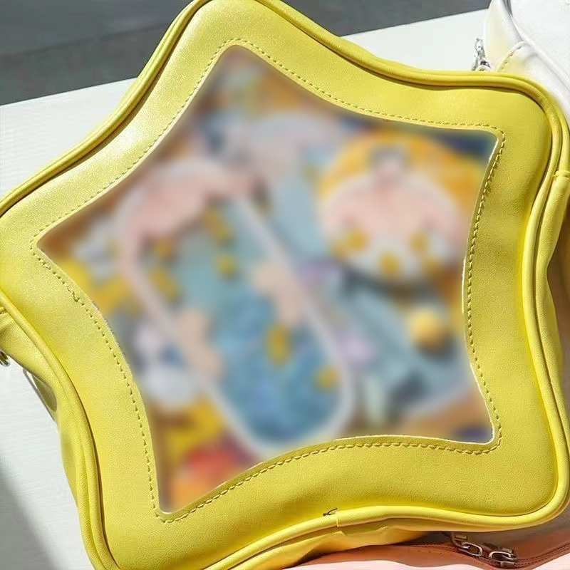 Japanese Itabag Transparent Star Bag Women Popular Harajuku Ita Bags Ladies Lolita Cute Kawaii Mini Backpack 2024 New