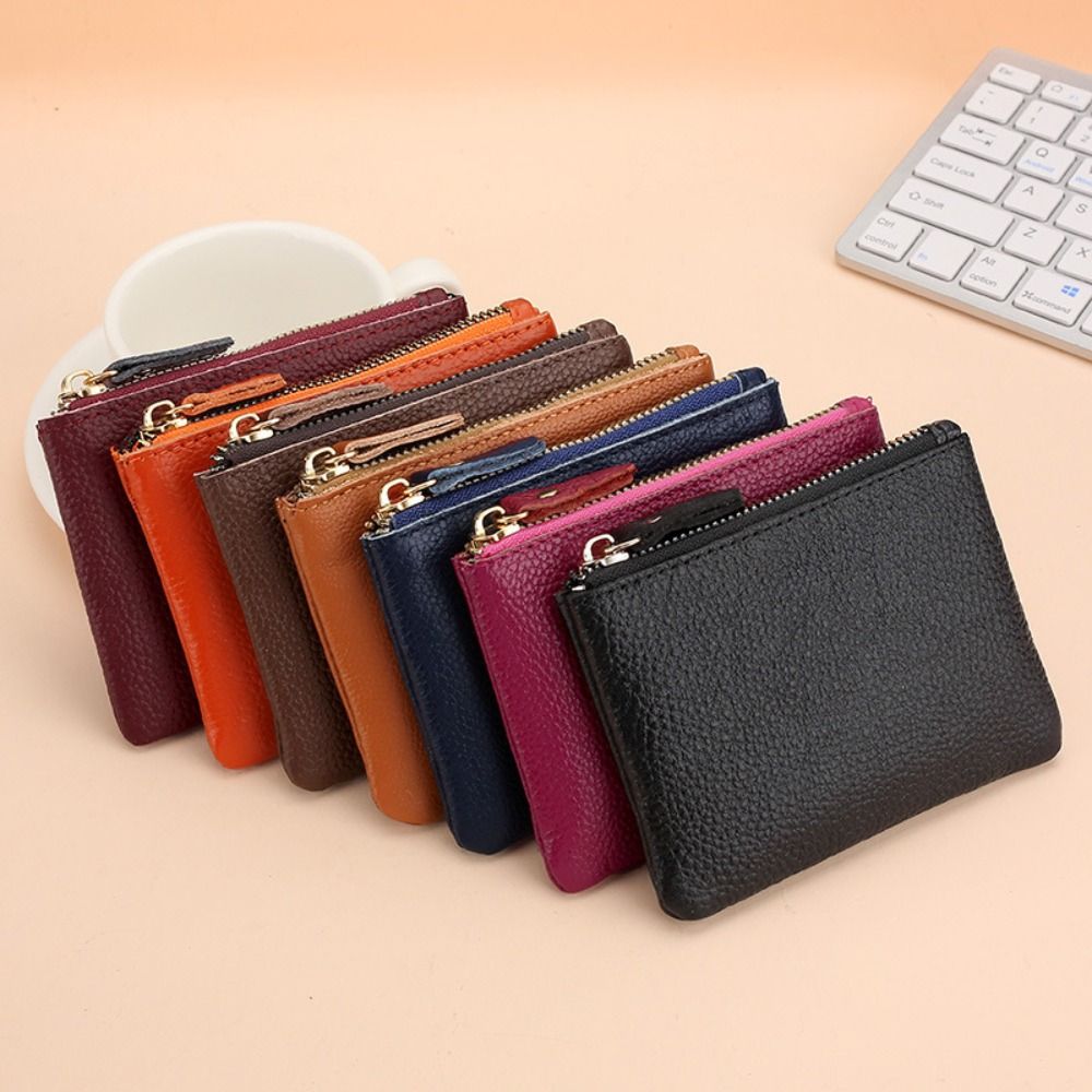 New Women Wallet Money Bag High Quality Fashion Soft Genuine PU Leather Card Holder Coin Pocket Purse Multi-card Wallets
